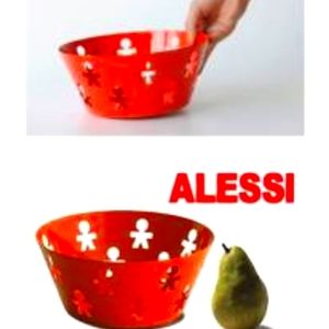 CROSS SOLD: Alessi Girotondo Red-Orange Limited Edition Bowl